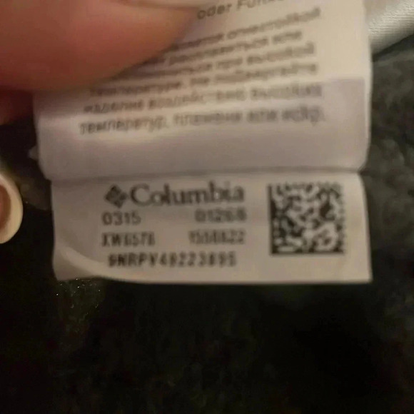 Columbia Full zip gray Sweater size 1X - Picture 16 of 16